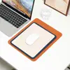 Mouse pad de couro simples, tamanho pequeno, tapete de mesa de cor sólida, tapete para laptop para jogos, mouse pad de e-sports