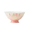 Taza de Té de Cerámica para Uso Doméstico, Taza de Degustación para Té Kung Fu, Taza de Té de Pie con Boca de Flor de Zorro de Nueve Colas, Pintada a Mano, Cerámica de Arita, Dinastías Tang y Song