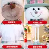 Decorações de Bonecos Retráteis de Natal de Novo Produto Transfronteiriço Tecido Verde Papai Noel Boneco de Neve Rena Boneco de Pernas Longas