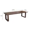 Nova Mesa de Chá e Conjunto de Cadeiras Estilo Chinês Pinheiro Antigo Salão de Chá Zen Mesa de Chá Kung Fu Mesa de Reunião de Negociação Simples de Madeira Maciça Mesa Longa