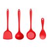Utensilios de cocina de silicona, 4 piezas, cuchara de silicona para cocinar, pala, suministros de cocina, juego de utensilios de cocina, fábrica al por mayor