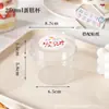 Taza Desechable para Pudín de Leche Doble Mousse Tarta de Queso Postre Helado Taza de Yogur Natural Caja de Empaque Transparente