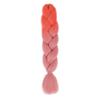 Nueva versión de trenza grande [doble color] Trenza africana sucia peluca trenza cola de caballo fibra química seda de alta temperatura color trenza grande