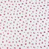 Tecido com Costas Caneladas Padrão Jacquard Floral em Coração Pequeno Tecido Respirável Vazado Base para Camisola Roupa de Casa Primavera e Verão