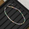 Llegada Nueva Verano 2024 Collar Versátil con Circonita Colorida Microincrustada Estilo Coreano Femenino Moda Ins Dopamina Dulce Elegante
