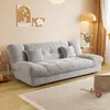 Sofá Dobrável Duas Vias Nuvem Multifuncional Sala de Estar Apartamento Pequeno Sofá-Cama Moderno Minimalista Estilo Creme Modelo Celebridade Online