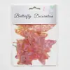 Pegatinas 3D Doradas con Foil en Forma de Concha de Mascota Decoración de Pastel de Mariposa DIY Suministros para Fiestas Adornos para Pastel de Mariposa