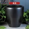 Vaso de Flor de Lótus e Lírio d'Água Elevado Jingdezhen Vaso de Flores Cerâmica Grande para Plantio de Árvores ao Ar Livre Bonsai Vaso de Flores Grande Tanque de Peixes de Quintal