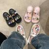 Suelas gruesas sandalias de mujer nuevas de verano antideslizantes moda coreana ropa exterior casual sandalias de playa para mujer verano al por mayor