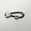 Etiqueta de Goma Suave de PVC Gota Plástica Calibración Personalizada Estéreo 3D DIY Etiqueta de Goma Transparente Caricatura Letra Sello de Goma Marca Comercial Venta al por Mayor