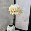Flor Artificial Ramo Único Peônia Hortênsia Artificial Estilo Chinês Hortênsia Grande Decoração de Salão de Casamento Material de Flor Esférica Exportação