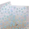 Bestseller transfronterizo: Pegatinas de uñas florales con gradiente versátiles 3D, pegatinas de uñas de flor dulce de cinco pétalos en relieve 5D