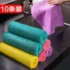 Paño de cocina engrosado de doble capa para eliminar grasa, utensilio de cocina, paño para limpiar mesas, paño de limpieza absorbente y sin pelusa