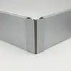 Zoclo de gabinete de aleación de aluminio, línea de zoclo, ángulo universal, conector de esquina arbitraria, ángulo recto, adaptador de ángulo arbitrario de aluminio y plástico