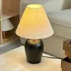 Luminária de cabeceira minimalista, luminária decorativa criativa e aconchegante estilo nórdico, sensível ao toque, regulável, para uso no quarto, estrutura de ferro