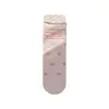 Calcetines para Mujer Primavera y Verano Nuevos Calcetines Florales Sin Costuras Apilables Transpirables Absorbentes de Sudor Estilo Ins Malla Fina Calcetines de Caña Media