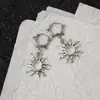 Aretes de Acero Inoxidable con Espinas Estilo Gótico Halloween Minimalista Joyería de Moda Pendientes al por Mayor Pendientes Transfronterizos