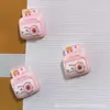 Cámara de Dibujos Animados Gatito Kt DIY Resina Creativo Funda para Teléfono Móvil Colgante para Llavero Hebilla para Zapatos Imán para Refrigerador Caja de Almacenamiento Pegatina