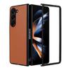 Capa Protetora de Couro Liso para Samsung Galaxy Z Fold 8 Ultra Phone Case Fold5/6/7