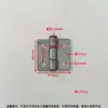 Bisagra Plana Perforada Gruesa de 2.5" para Puertas de Hierro, Bisagra Soldada Industrial de Alta Resistencia, Bisagra 40-50-60