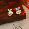 Pendientes para Mujer Aguja de Plata S925 Artefacto para el Cuidado del Oído Pendientes de Nicho Estilo Bosque Mini Pendientes Elegantes Versátiles Joyería