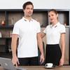 Ropa de trabajo grupal camiseta personalizada polo bordado logo ropa de trabajo encuadernación camiseta publicitaria manga corta