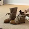 Botas de Cowboy Ocidentais Retrô, Estilo Chuyuji Wasteland, Frescas e Estilosas para Mulheres, Novas Botas de Moda Slim-Fit Outono/Inverno