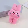 Boneca gatinho de pelúcia com expressão engraçada de desenho animado, acessório DIY para bolsas, chaveiros e outros artesanatos