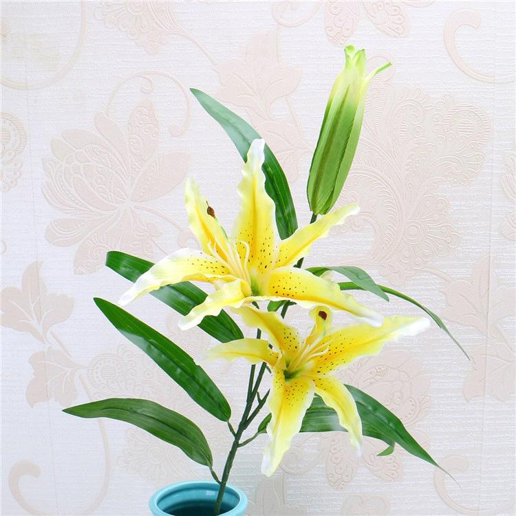 黄色系 3头百合花-黄色 3元 300支.jpg