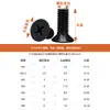 Tornillos de Máquina de Acero Inoxidable 304 de Cabeza Avellanada con Ranura de Cruz Negra Accesorios de Perno de Cabeza Plana Galvanizados en Zinc Negro M2-M12