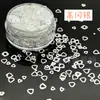Accesorios para decoración de uñas con forma de corazón hueco de color sólido macaron estilo INS, manualidades, juguetes, accesorios y componentes, envío directo de fábrica
