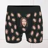 Comercio Exterior Amazon Pod Producción de Una Pieza Ropa Interior Cruzada Boxer Briefs Estampado Digital Patrón para Hombres y Mujeres Fábrica de Boxer Briefs