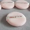 Venda quente almofada de algodão redonda alta densidade flocado pó para pó pó pó mel esponja de maquiagem maquiagem beleza ferramentas de maquiagem