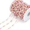 Cadenas hexagonales de cristal de acero inoxidable europeas y americanas, cuentas para joyería DIY de lujo ligero, accesorios para collares y pulseras, venta al por mayor
