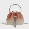 Bolso de Diamantes Acrílicos para Mujer, Nueva Moda Primavera 2026 Bolso de Hombro de Noche con Incrustaciones de Diamantes en Cadena, Venta Directa desde la Fábrica de Shiling