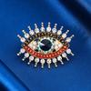 Broche Novedoso 2026 para Ojo y Labio con Incrustaciones de Pedrería, Broche de Ballet de Aleación, Accesorios para Ropa, Joyería al por Mayor