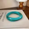Pulseira Geométrica Irregular em Acrílico Degradê Transfronteiriça Europeia e Americana, Pulseira de Pulso Fresca e Simples para o Dia a Dia, Joia Feminina de Nicho de Alto Padrão