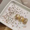 Novo Kit de Material de Pedraria para Nail Art Floral de Luxo, Decorações de Unhas Flor de Cinco Pétalas Gota d'Água Brilhante de Luxo Leve Zircônia Atacado
