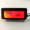 Medidor Digital de Temperatura y Humedad para Coche 12V Retroiluminado Mini Pantalla Dual de Temperatura para el Interior y Exterior del Coche Exportación Venta al por Mayor