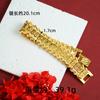 Pulseira de ouro vietnamita transfronteiriça, carro dominador, flor, versão larga, corrente de relógio chefe, moda por muito tempo, não desbota, primeira joia por atacado