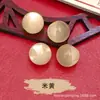 Broche de botón de Cheongsam, cuentas de imitación de jade estilo chino, botones planos de ojo de gato nacarados, cuentas redondas Hanfu chinas