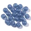 Cuentas Redondas de Resina Cielo Estrellado de 12 mm con Agujeros Rectos, Cuentas Sueltas Coloridas para Accesorios de Joyería Hecha a Mano, Cuentas Redondas Cielo Estrellado