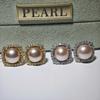 Dan Tao Aretes de Perlas con Aguja de Plata S925 Zircón Cuadrado Pequeño Simple Aretes de Fabricante al por Mayor Perla Blanca Lujo Ligero