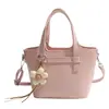Bolso Cubo Tote de Gran Capacidad Transfronterizo para Mujer 2026 Primavera Nuevo de Moda Versátil con Patrón Granulado Bolso de Hombro Cruzado