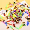 Aniversário Infantil Assobio de Dragão Assoprador Engraçado Criativo Telescópico Assopra Assopra Rola Barraca de Rua Brinquedos Atacado Festa Adereços de Torcida