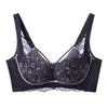 3327 Ropa Interior Sexy de Encaje de Lujo para Mujer, Set de Sujetador Cómodo sin Aros para Pechos Pequeños, Engrosado y Push-Up para una Apariencia Más Grande