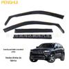 Adequado para Jeep Jeep Grand Cherokee 2015-2024 Acessórios de Montagem de Sobrancelha de Chuva Embutida Escudo de Chuva Embutido