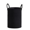 Cesta de Almacenamiento de Hilo de Algodón para el Hogar Estilo Escandinavo Plegable Cesta para Ropa Sucia Estilo Ins Cesta de Lavandería Tejida Cesta de Almacenamiento para Artículos Varios y Juguetes
