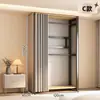 Armario Abierto para Dormitorio de Casa Marco Metálico Vestidor Armario de Acero Nuevo Estilo 2025 para Viviendas de Alquiler