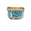Dinghao Wish Suministro Transfronterizo Creativo Nuevo Resina Árbol Flor Accesorios Anillos Vintage Joyería Popular Europea y Americana para Mujer